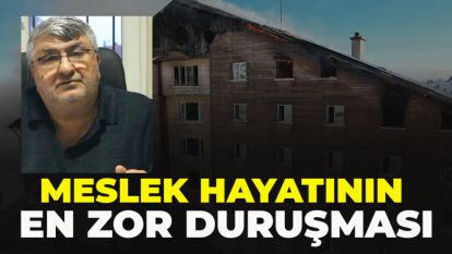 Meslek hayatının en zor duruşması... Yüksel Gültekin cübbesini giyip sahaya indi