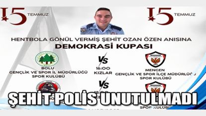 BOLULU ŞEHİT POLİSİMİZ UNUTULMADI