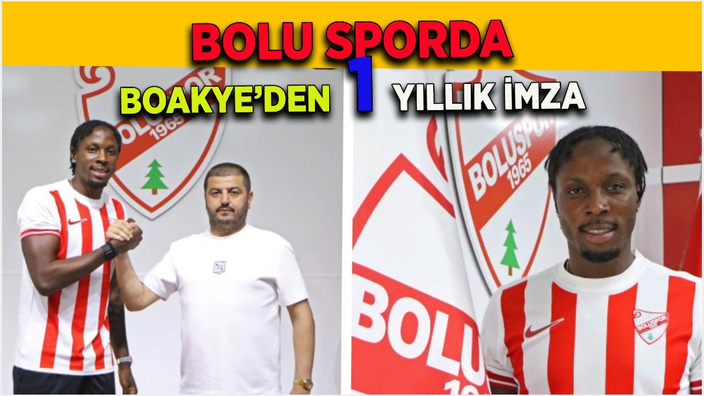 Boakye’den 1 Yıllık imza