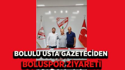 Bolulu Usta Gazeteciden Boluspor Ziyareti