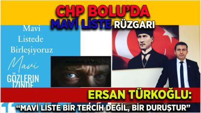 CHP Bolu'da Mavi Liste Rüzgârı Ersan Türkoğlu ile Güçleniyor…