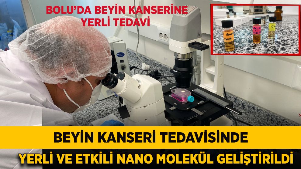 Beyin kanseri tedavisinde yerli ve etkili nano molekül geliştirildi