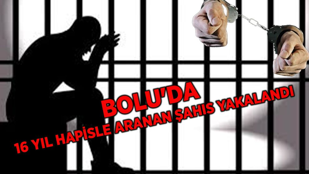Bolu'da 16 yıl hapisle aranan şahıs yakalandı