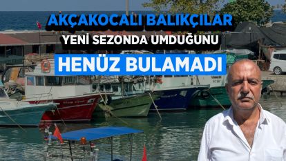 Akçakocalı balıkçılar yeni sezonda umduğunu henüz bulamadı