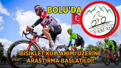Bolu'da bisiklet kullanımı üzerine araştırma başlatıldı!