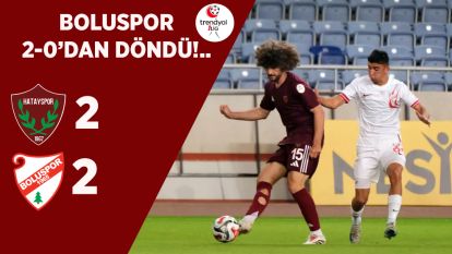 Boluspor 2-0'dan döndü!..