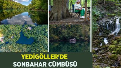 Yedigöller'de sonbahar cümbüşü