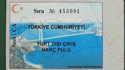 Yurt dışına çıkış harç ücreti 1000 TL oldu