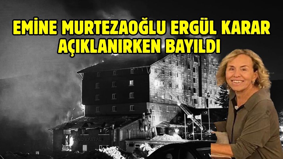 Emine Murtezaoğlu Ergül karar açıklanırken bayıldı