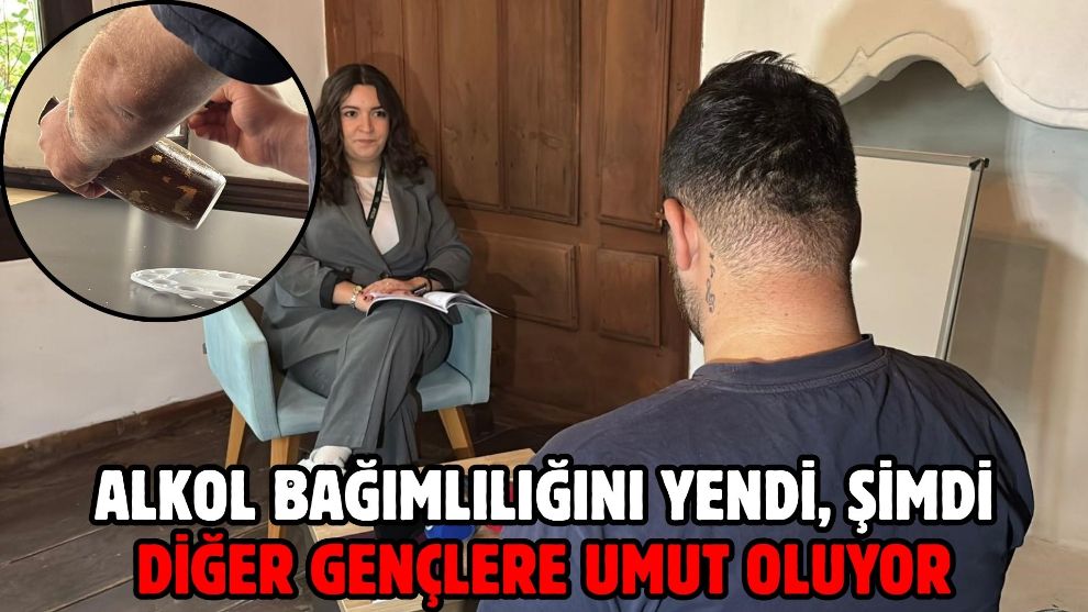 Alkol bağımlılığını yendi, şimdi diğer gençlere umut oluyor