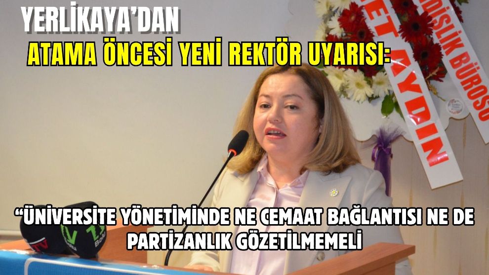 Yerlikaya'dan atama öncesi yeni rektör uyarısı: “Üniversite yönetiminde ne cemaat bağlantısı ne de partizanlık gözetilmemeli