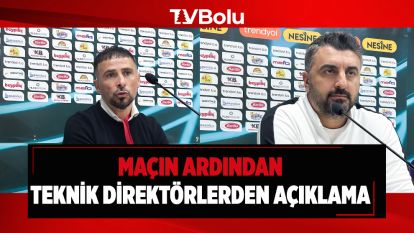 Boluspor - Amed Sportif Faaliyetler maçının ardından