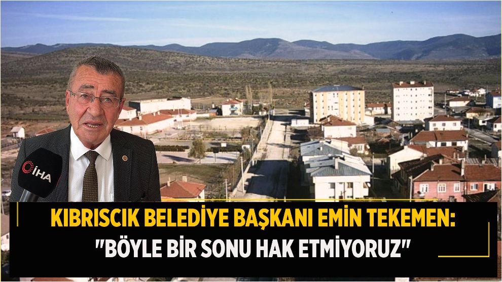 Kıbrıscık köy olma tehlikesiyle karşı karşıya: Başkan gözyaşlarını tutamadı