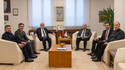 AK Parti Bolu Merkez İlçe Yönetiminden Rektör Yiğit'e hayırlı olsun ziyareti