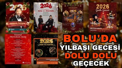 Bolu'da yılbaşı gecesi dolu dolu geçecek