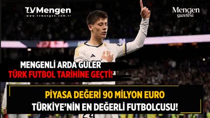 BOLULU ARDA GÜLER TÜRK FUTBOL TARİHİNE GEÇTİ! PİYASA DEĞERİ 90 MİLYON EURO – TÜRKİYE'NİN EN DEĞERLİ FUTBOLCUSU!