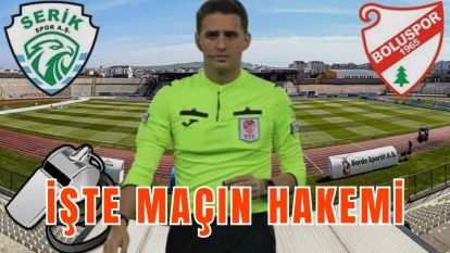 İşte Maçın Hakemi