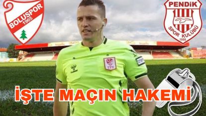 İşte Maçın Hakemi