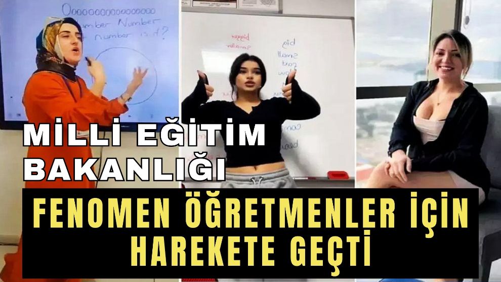 MEB, fenomen öğretmenler için harekete geçti