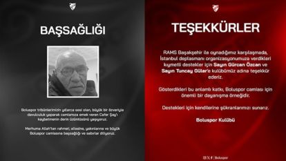 Bir Taziye, Bir Teşekkür