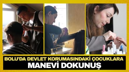 Bolu'da devlet korumasındaki çocuklara manevi dokunuş