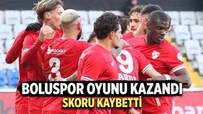 Boluspor Oyunu Kazandı, Skoru Kaybetti