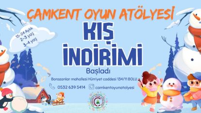 Çamkent Oyun Atölyesi'nde Kış İndirimi Başlıyor