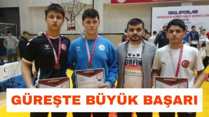 Güreşte Büyük Başarı