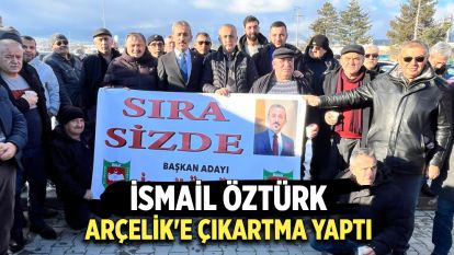 İSMAİL ÖZTÜRK ARÇELİK'E ÇIKARTMA YAPTI