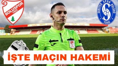 İşte Maçın Hakemi