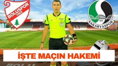İşte Maçın Hakemi