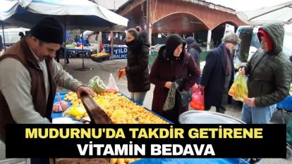Mudurnu'da takdir getirene vitamin bedava