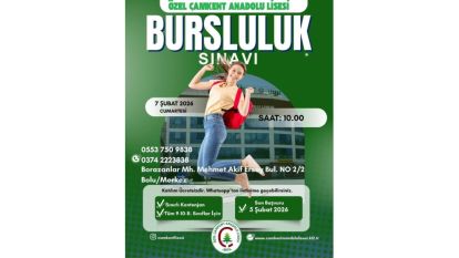 Özel Çamkent Anadolu Lisesi Bursluluk Sınavı 7 Şubat'ta