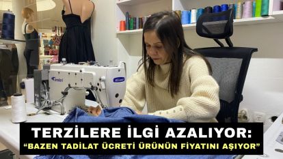 Terzilere ilgi azalıyor: “Bazen tadilat ücreti ürünün fiyatını aşıyor”