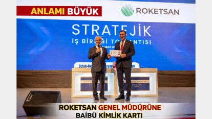 ANLAMI BÜYÜK...ROKETSAN GENEL MÜDÜRÜNE BAİBÜ KİMLİK KARTI