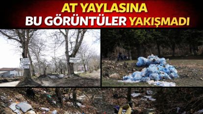 AT YAYLASI'NA BU GÖRÜNTÜLER YAKIŞMADI