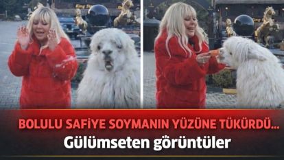 BOLULU SAFİYE SOYMANIN YÜZÜNE TÜKÜRDÜ... Gülümseten görüntüler