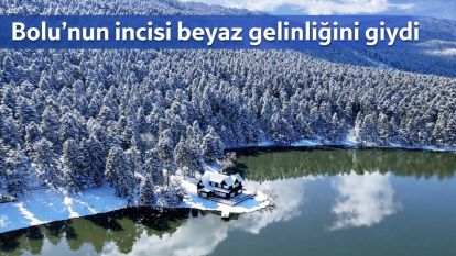 Bolu'nun incisi beyaz gelinliğini giydi
