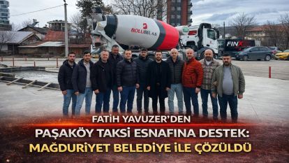 Fatih Yavuzer'den Paşaköy taksi esnafına destek: Mağduriyet belediye ile çözüldü