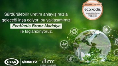 2050 Net-Sıfır Hedefine Emin Adımlar:  OYAK Çimento'ya Küresel Sürdürülebilirlik Onayı