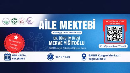 BOLU/ Kız Öğrencilerimize Özel ‘Aile Mektebi' Programı TYB Bolu Şubesi İş Birliğiyle Başlıyor!
