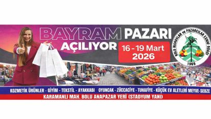 Bolu'da Bayram Pazarı Günleri Başlıyor: Tezgâhlar 4 Gün Açık Olacak