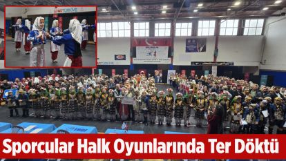 Sporcular Halk Oyunlarında Ter Döktü