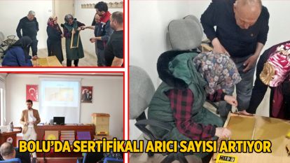 Bolu'da sertifikalı arıcı sayısı artıyor