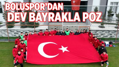 Boluspor'dan Dev Bayrakla Poz