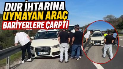 OTOYOLDA TEHLİKELİ KOVALAMACA JANDARMADAN KAÇAMADI