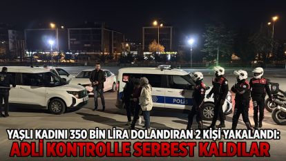 Kendini savcı olarak tanıtıp yaşlı kadının altınlarını alan 2 şüpheli yakalandı