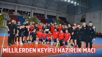 Millilerden Keyifli Hazırlık Maçı