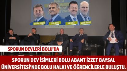 Sporun Devleri Bolu'da