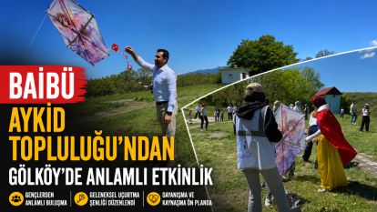 BAİBÜ AYKİD Topluluğu'ndan Gölköy'de anlamlı etkinlik